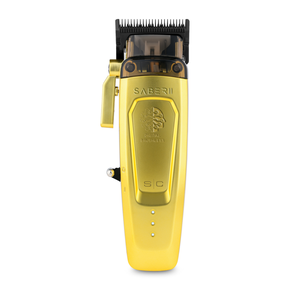Stylecraft Saber 2 Clipper- Professional Cordless Modular Hair Clipper in Black & Gold