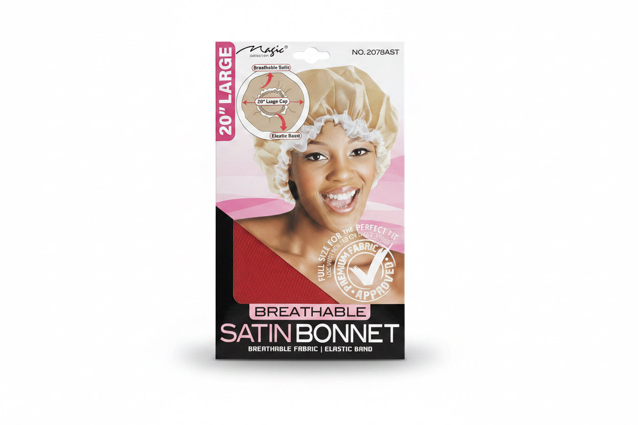 Magic Collection 20" Large Satin Sleep Cap