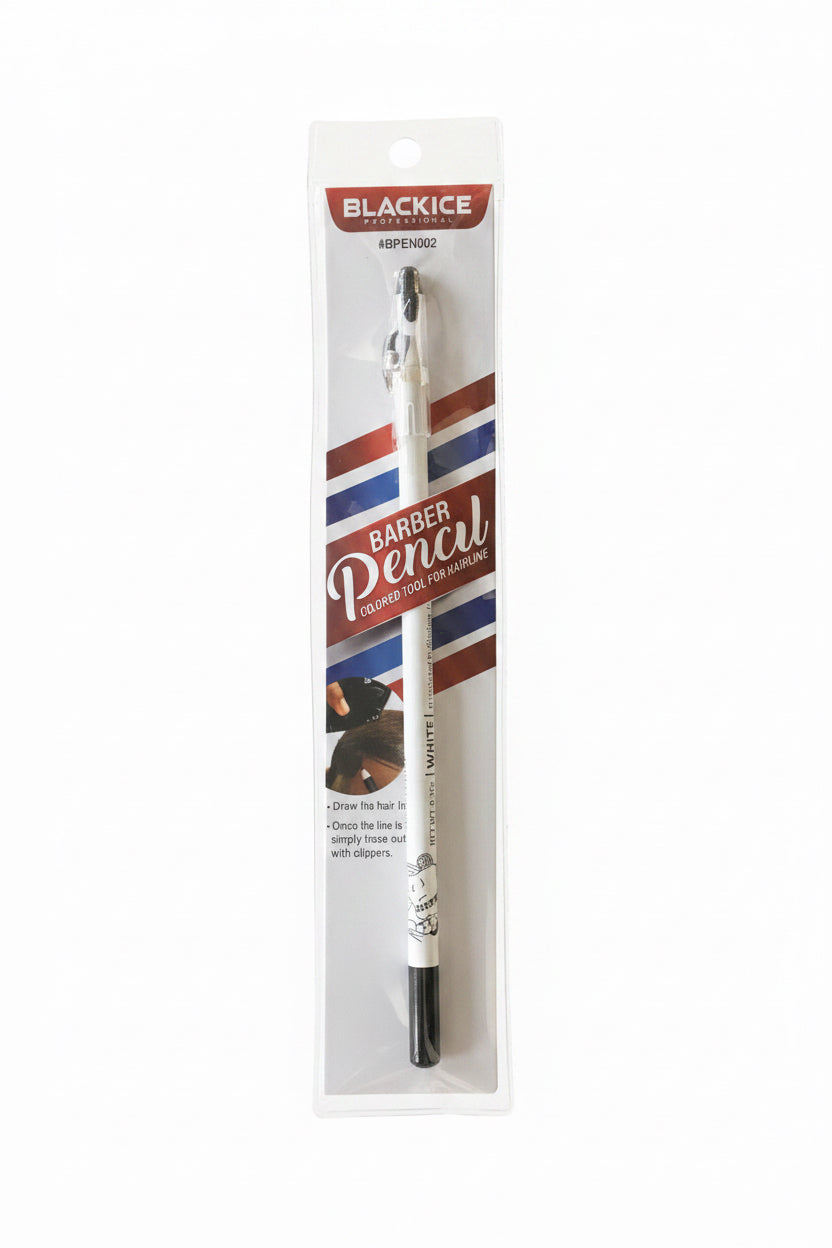 Black Ice Professional Colored Barber Pencil for Hairline