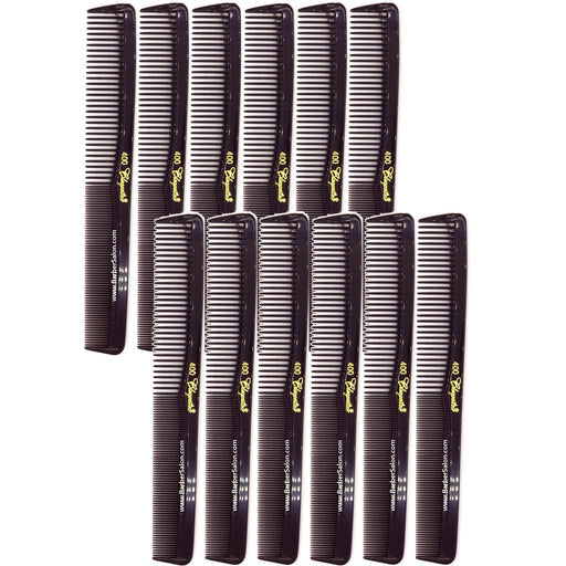 Krest Cleopatra #400 All-Purpose Styling Combs (One Dozen / Plum)