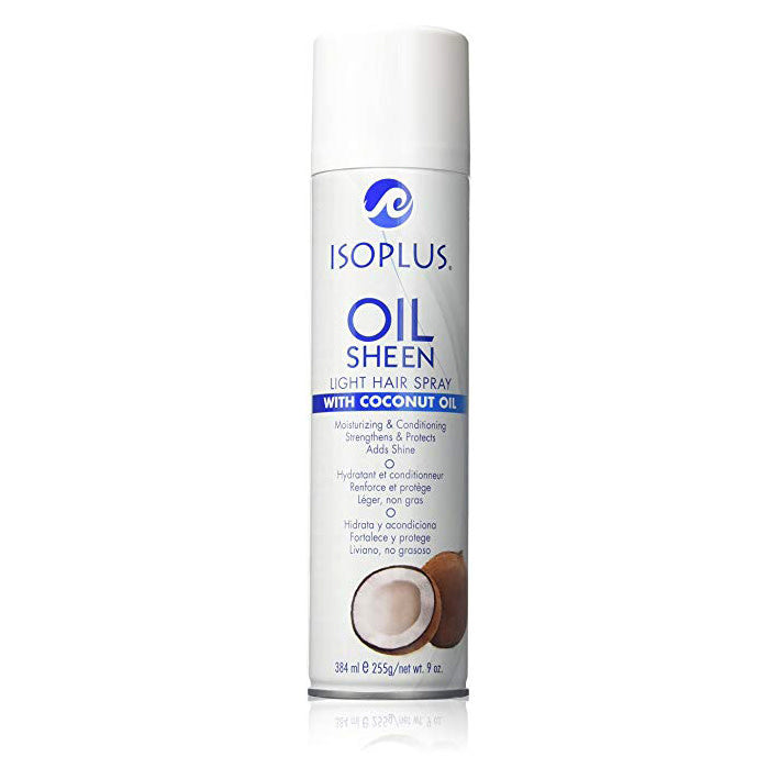 Isoplus Oil Sheen Light Hair Spray with Coconut Oil
