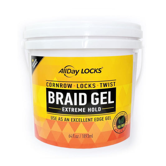 All Day Locks Braid Gel 64oz (Bucket)