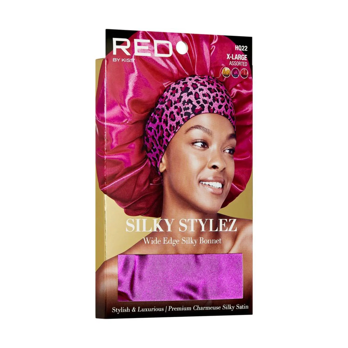 RED by Kiss Silky Stylez Wide Edge Silky Bonnet X-Large