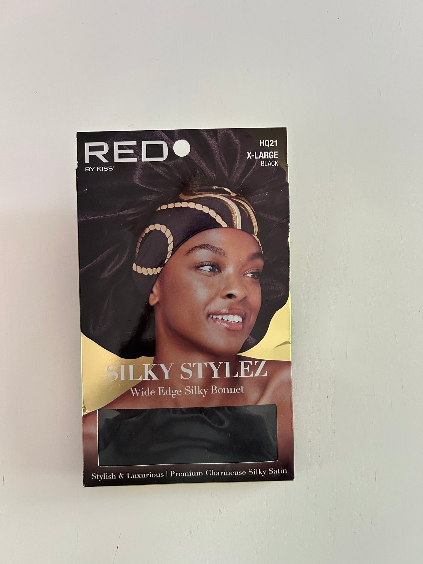 RED by Kiss Silky Stylez Wide Edge Silky Bonnet X-Large