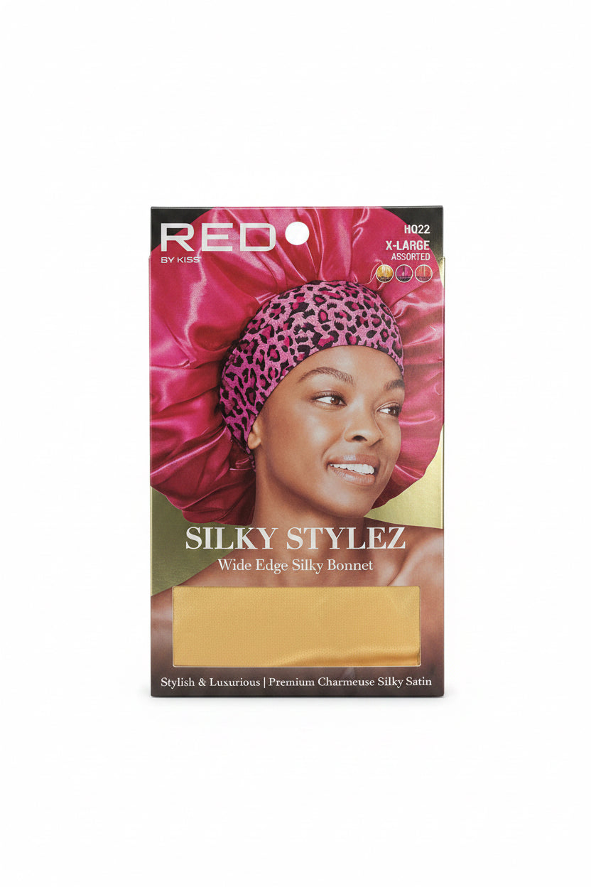 Red by Kiss Silky Stylez Wide Edge Silky Bonnet - XL Size