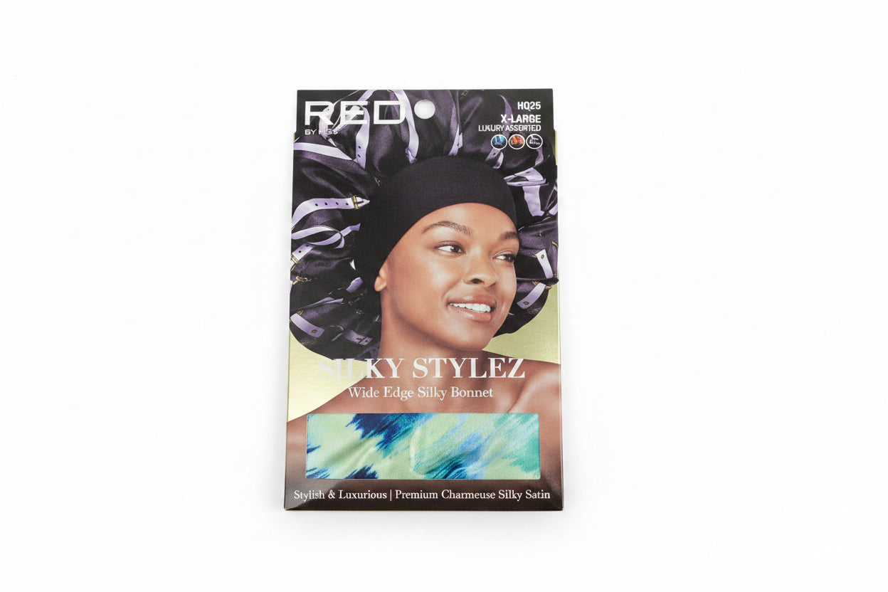 Red by Kiss Silky Stylez Wide Edge Silky Bonnet - XL Size