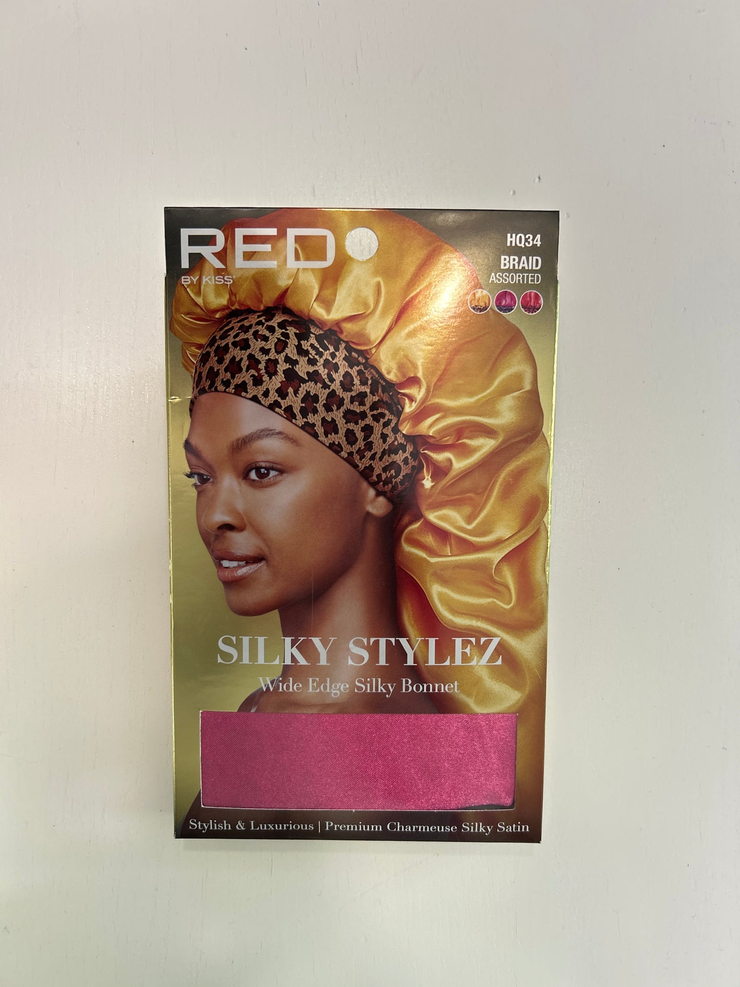 RED by Kiss Silky Stylez Wide Edge Silky Bonnet Braid Size