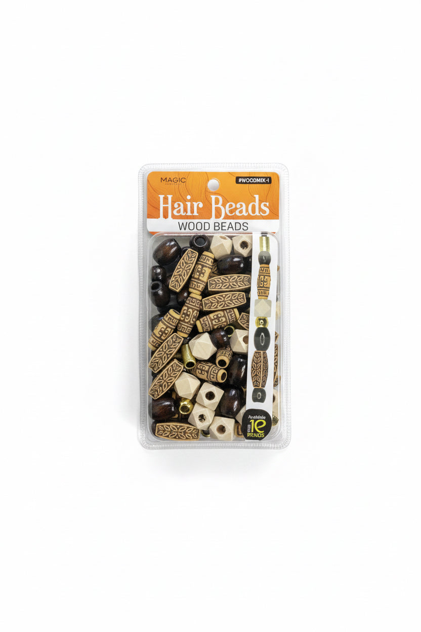 Magic Collection Hair Beads Wood Beads