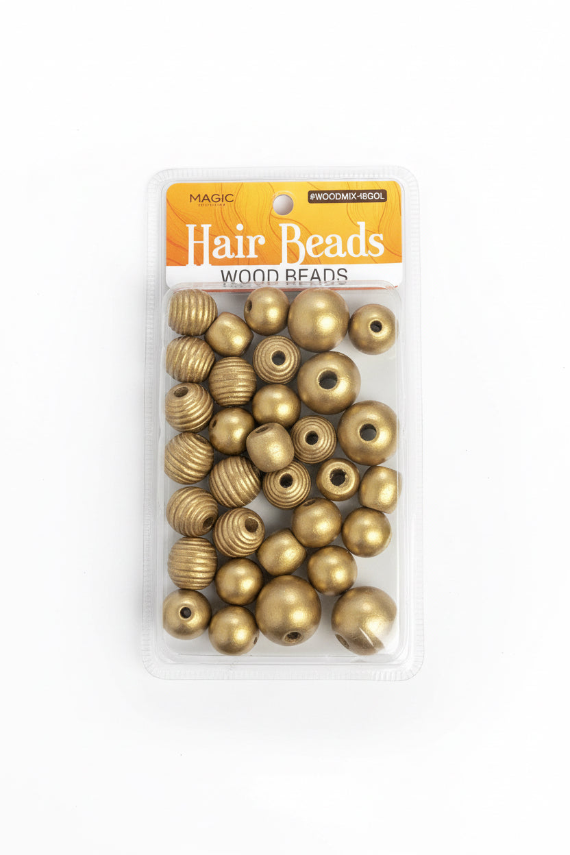 Magic Collection Hair Beads Wood Beads