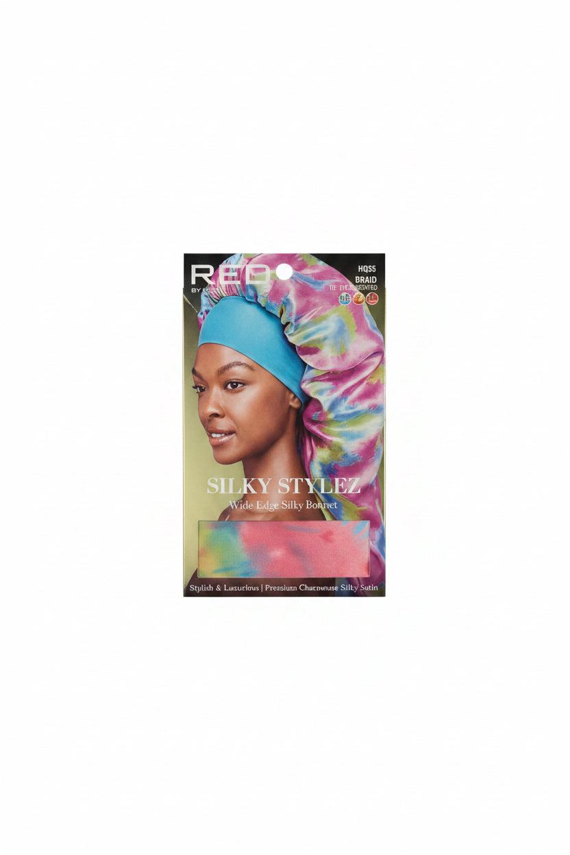 Red by Kiss Silky Stylez Wide Edge Braid Bonnet