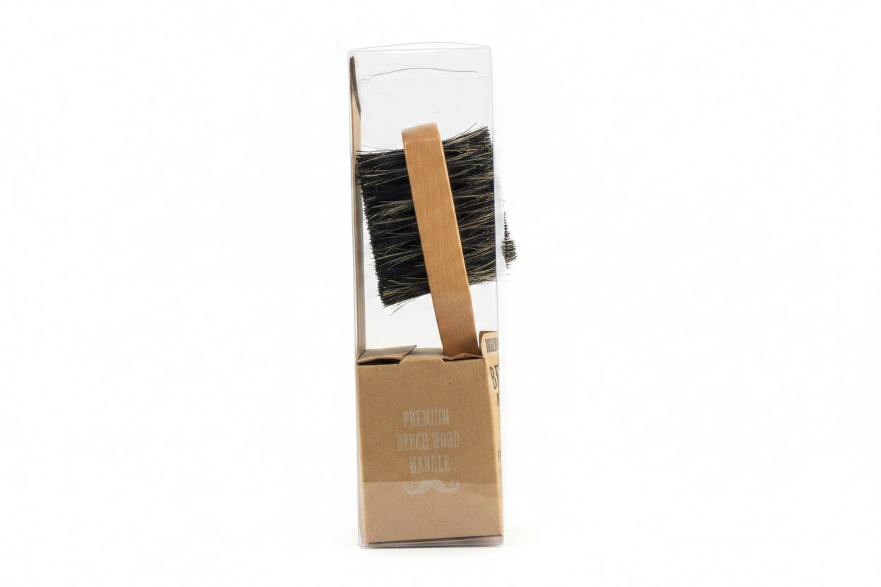 Black Ice Beard Handle Double Sided Brush