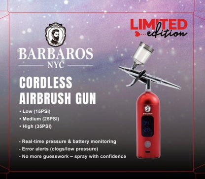 Barbaros NYC LIMITED EDITION Cordless Airbrush Gun
