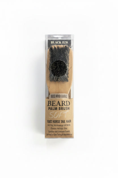 Black Ice Beard Handle Double Sided Brush