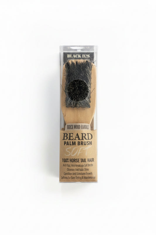 Black Ice Beard Handle Double Sided Brush