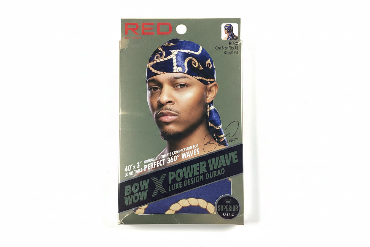 Red by Kiss Bow Wow X Power Wave Luxe Design Durag