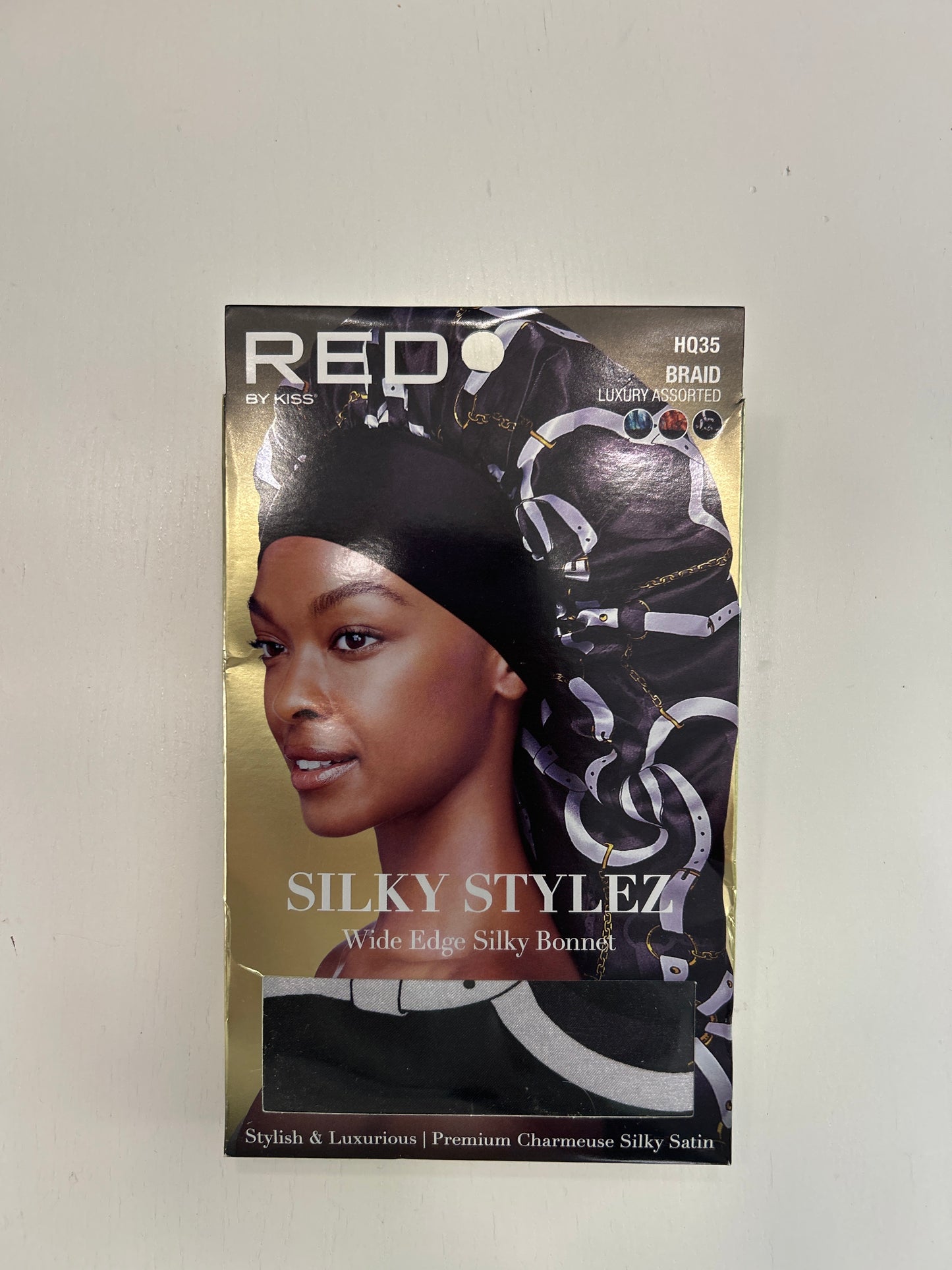 RED by Kiss Silky Stylez Wide Edge Silky Bonnet Braid Size