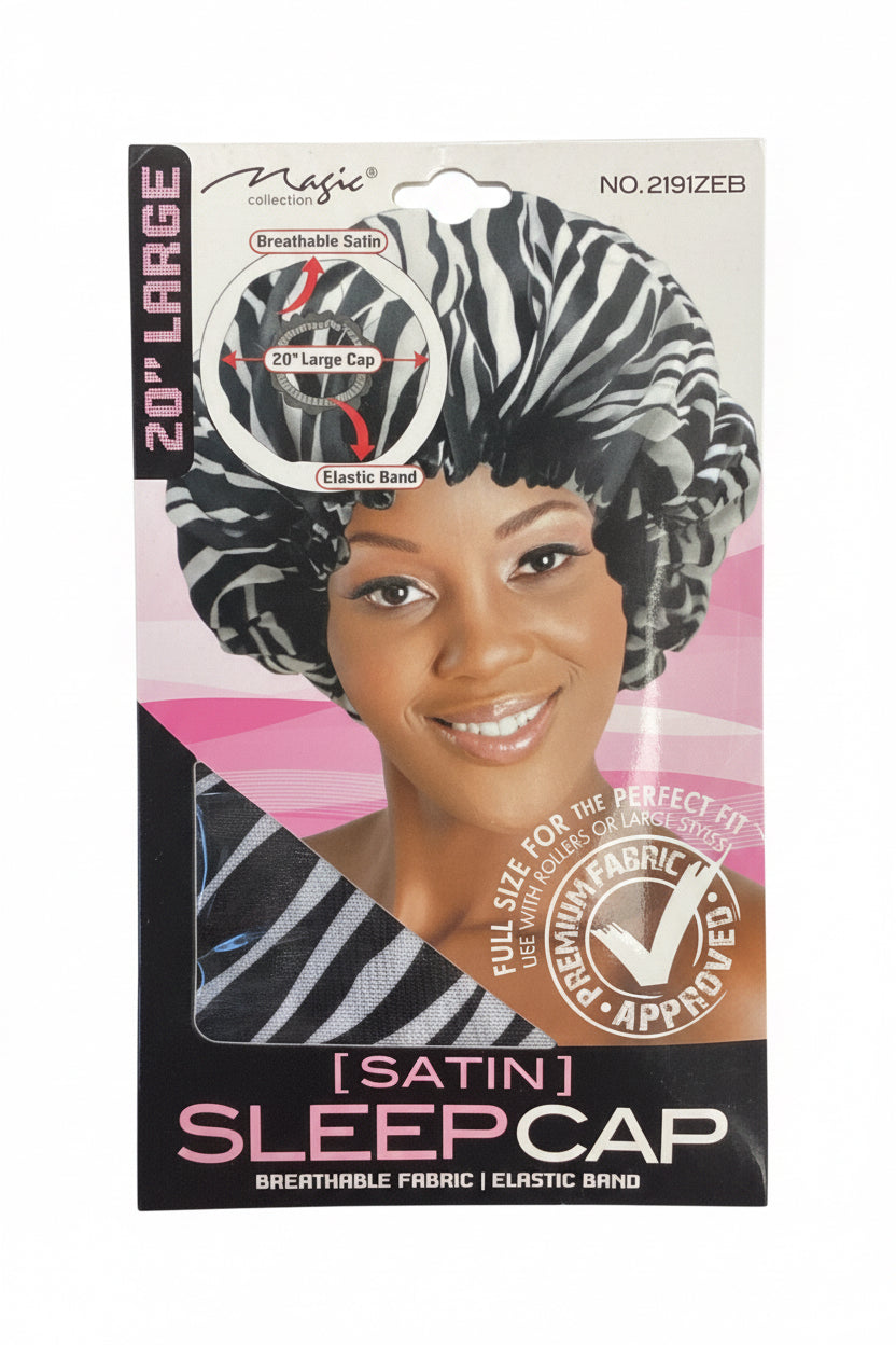 Magic Collection 20" Large Satin Sleep Cap