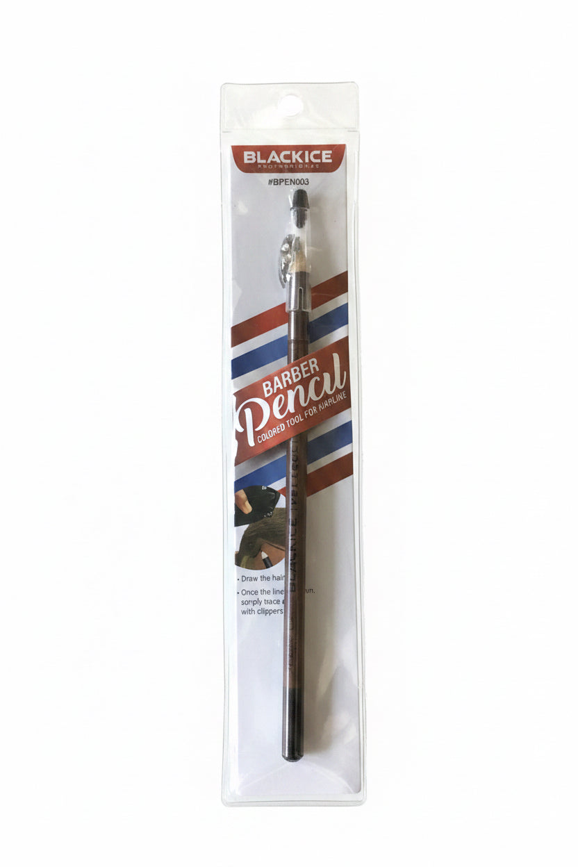 Black Ice Professional Colored Barber Pencil for Hairline