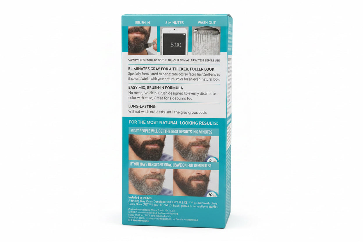 Just For Men Mustache & Beard - 3 Pack