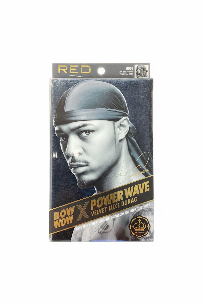 Red by Kiss Bow Wow X Power Wave Velvet Luxe Durag