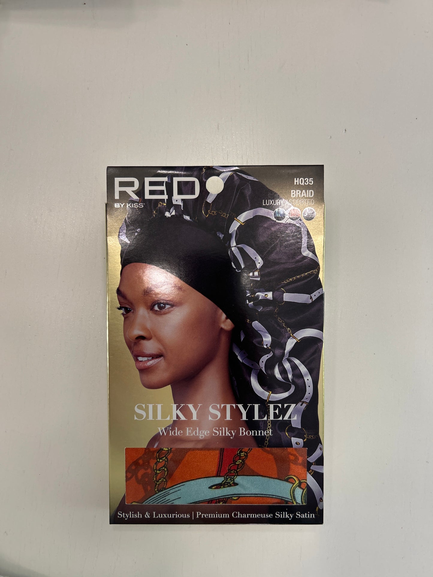 RED by Kiss Silky Stylez Wide Edge Silky Bonnet Braid Size
