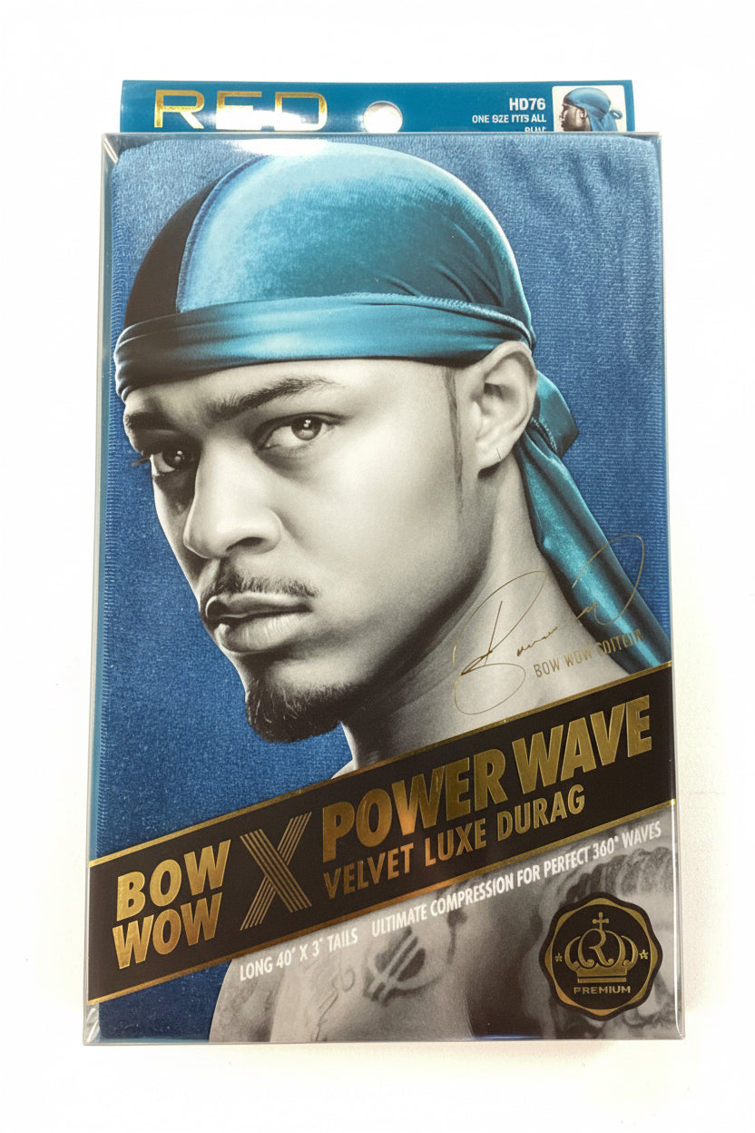 Red by Kiss Bow Wow X Power Wave Velvet Luxe Durag