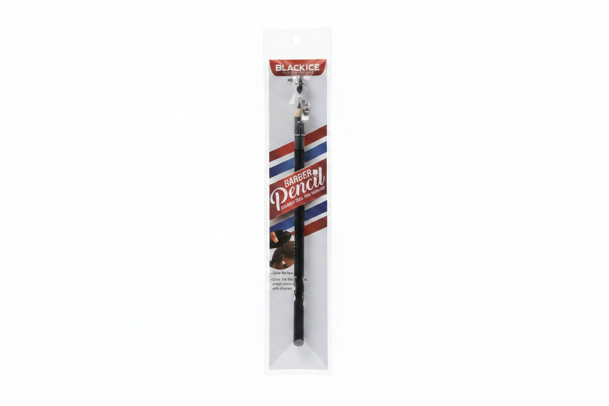 Black Ice Professional Colored Barber Pencil for Hairline