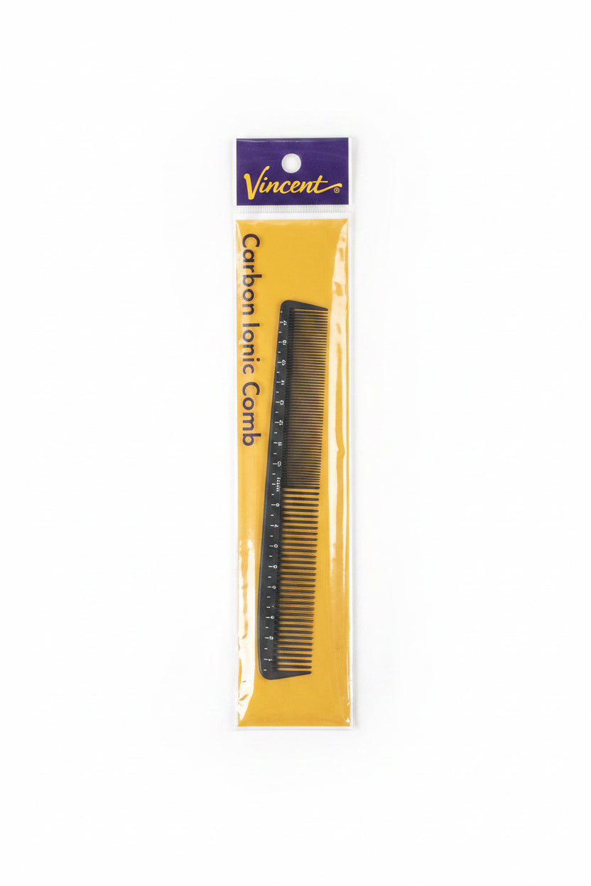 Vincent Carbon Ionic All Purpose Hook Comb