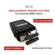 StyleCraft Pro REBEL Shaver Steel Replacement Cutters