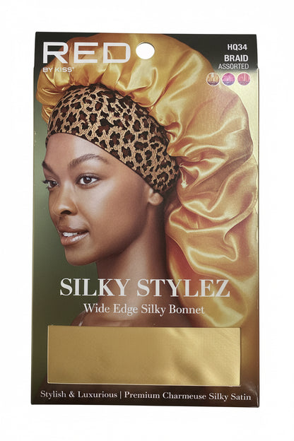 Red by Kiss Silky Stylez Wide Edge Braid Bonnet