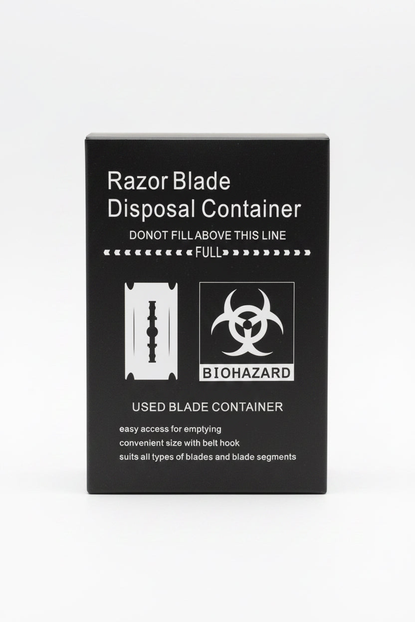 Razor Blade Disposal Container