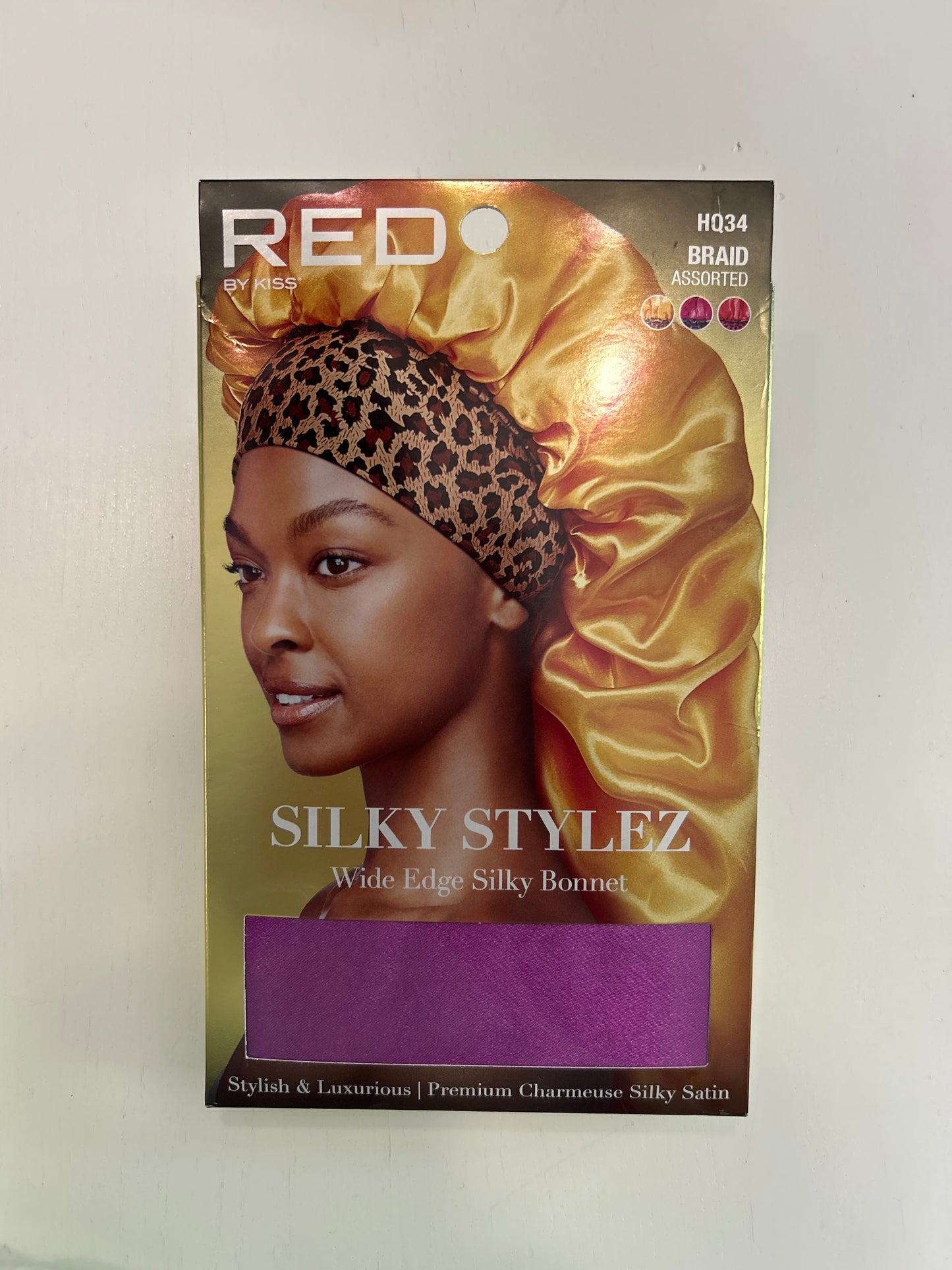RED by Kiss Silky Stylez Wide Edge Silky Bonnet Braid Size