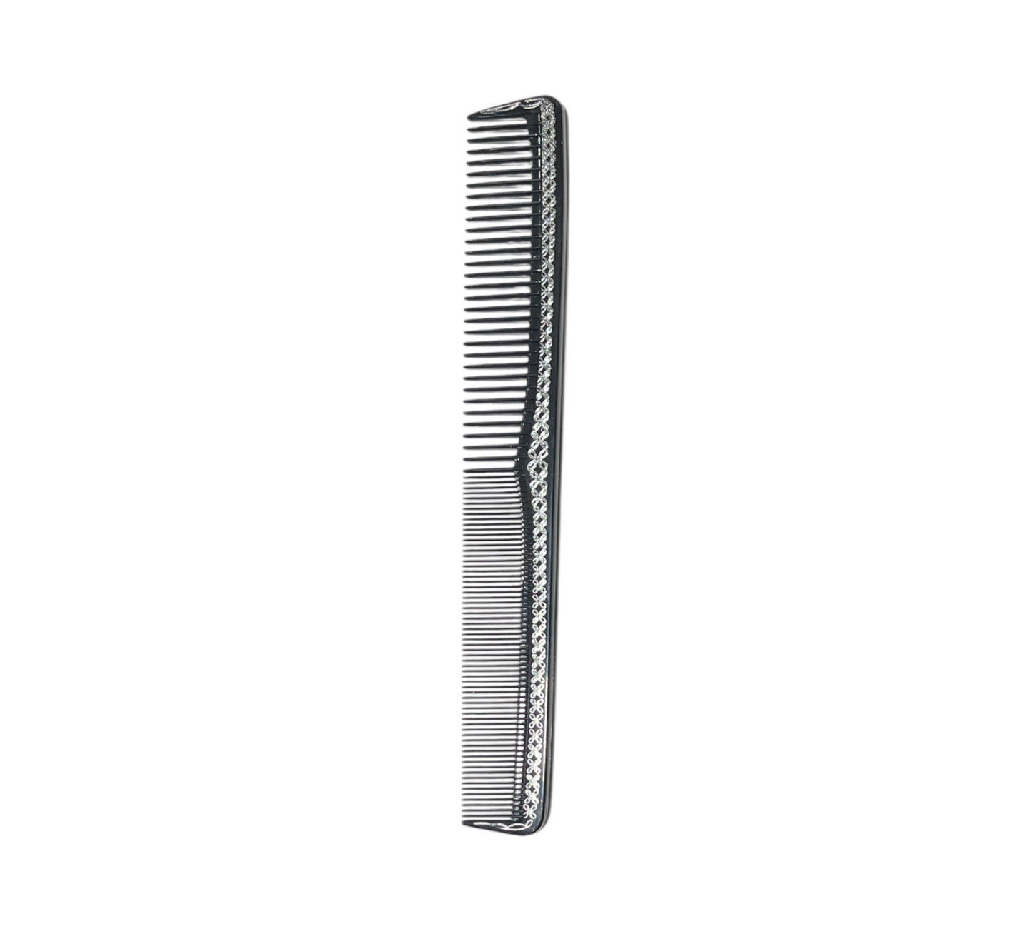 Krest Cleopatra #400 All-Purpose Styling Combs (One Dozen Black w/ Silver)