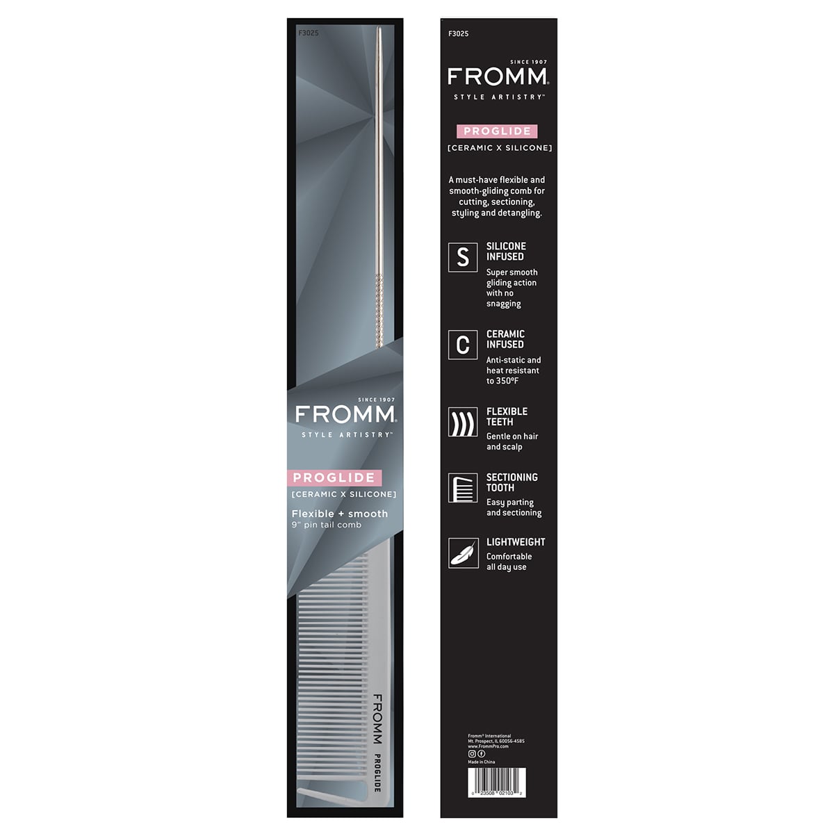 Fromm Proglide 9-Inch Pin Tail Comb