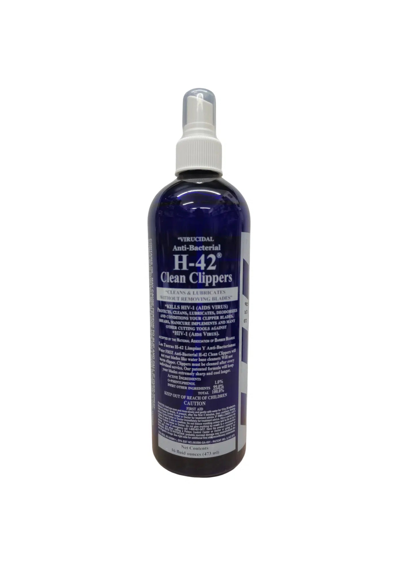 H-42 Clean Clippers Anti-Bacterial Virucidal Spray