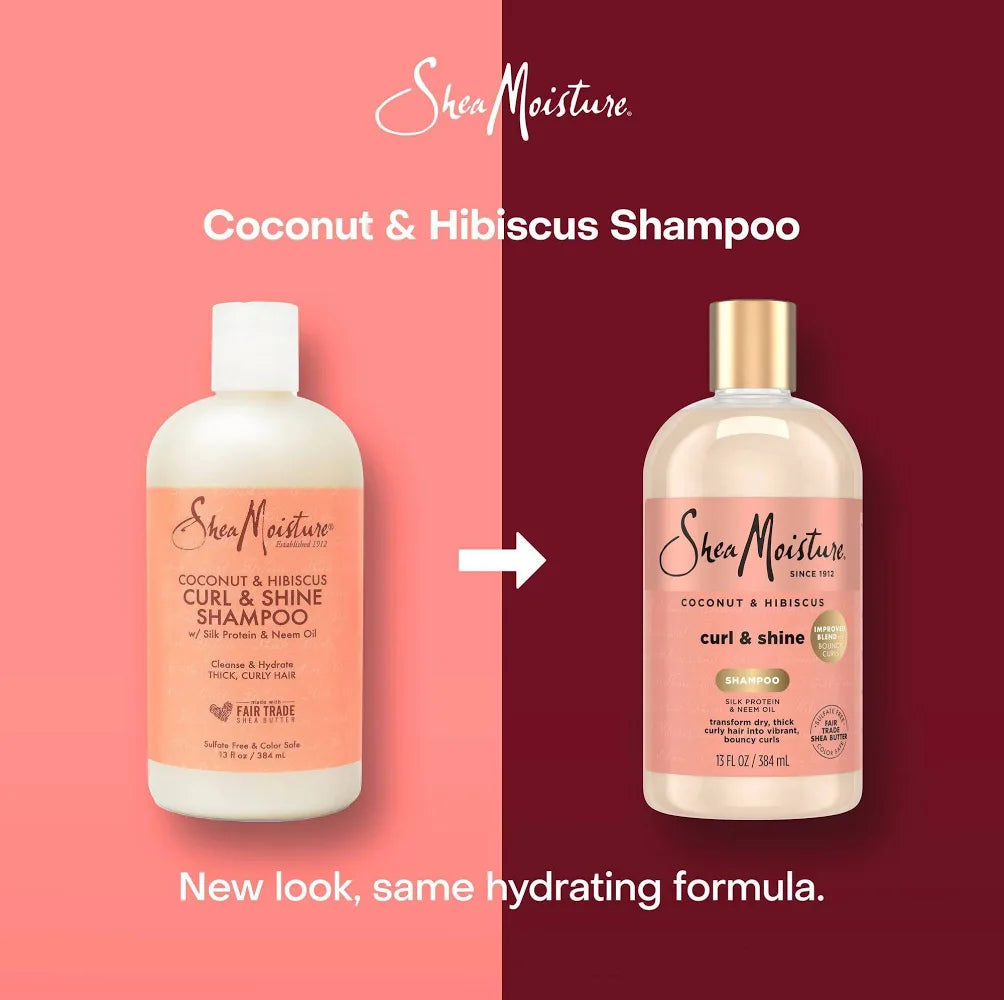 SheaMoisture Coconut & Hibiscus Curl & Shine Shampoo