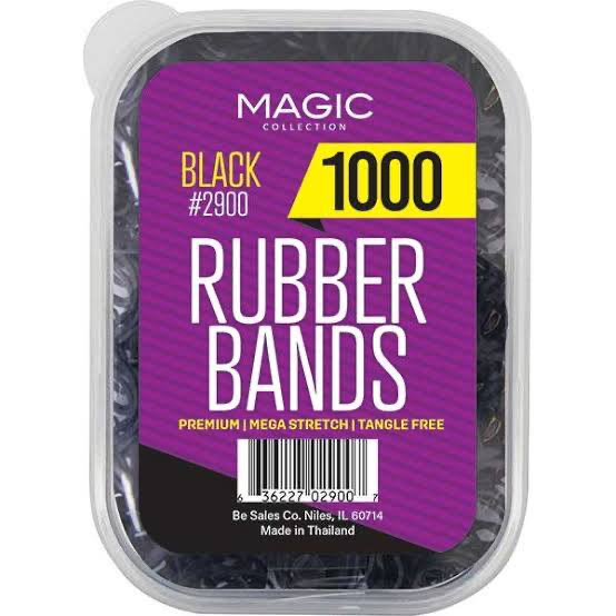 Magic Collection Premium Black Rubber Bands