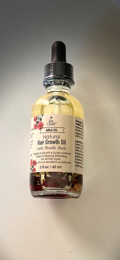 Dr Girls Natural Hair Growth Oil Amla Oil with Roselle Buds