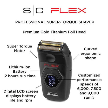 STYLECRAFT Flex Shaver w/ Super Torque Motor