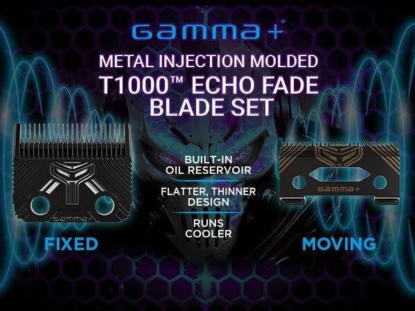 Gamma+ T1000 Echo Fade Blade Set
Metal Injection Molded Echo Fade Blade Set