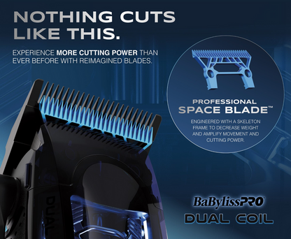 BaBylissPRO High-Performance Dual-Coil Motor Cordless Clipper (FX95C)