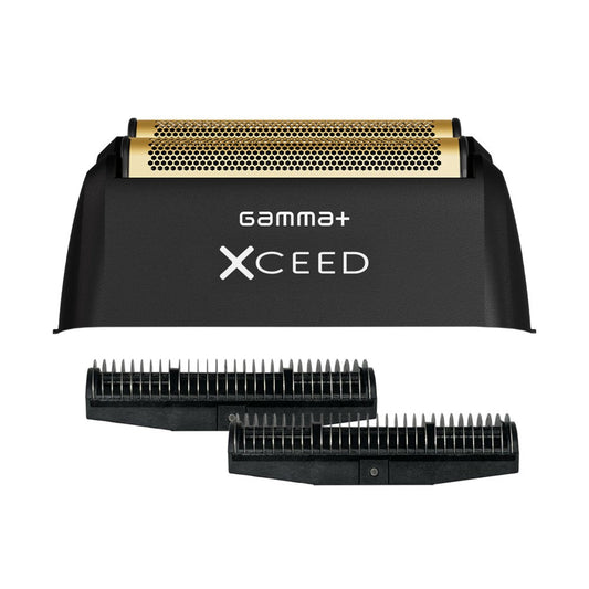 Gamma+ Gold Titanium Double Foil Head & Echo Cutters for Xceed Shaver