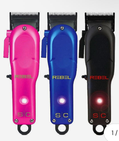 Stylecraft Rebel Clipper - Professional Cordless Modular Hair Clipper with Super-Torque Motor