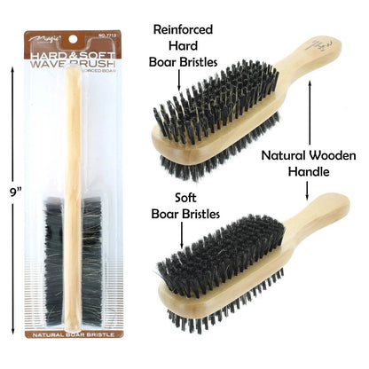 Magic Collection Hard & Soft Double Wave Brush
