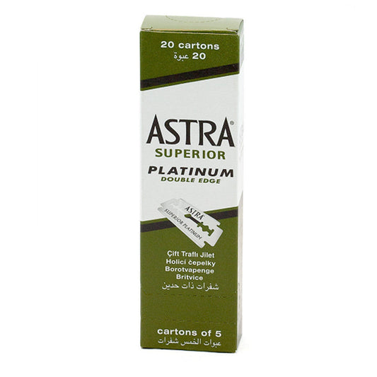 Astra Superior Platinum Double Edge Razor Blades