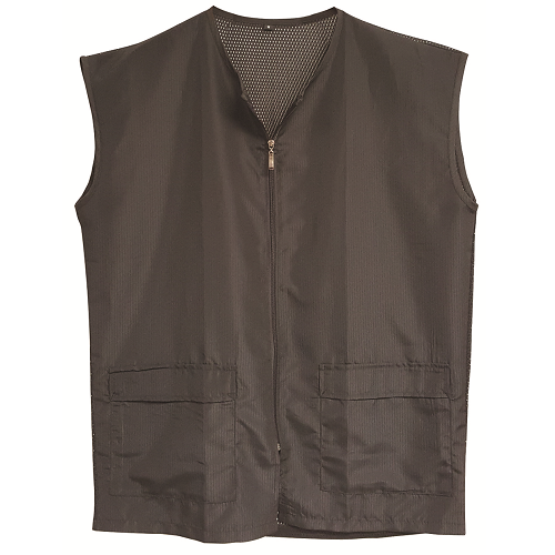 Black Ice Barber Mesh Vest Black