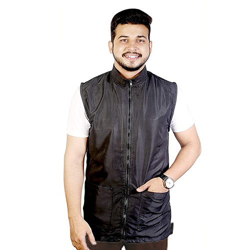 Black Ice Barber Mesh Vest Black