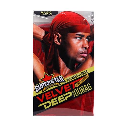 Magic Velvet Deep Wave Durag (Red)