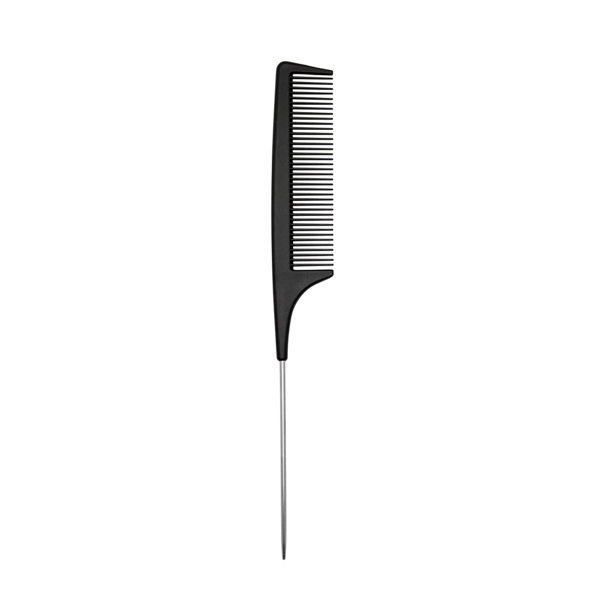 SALON CHIC 9" Barber Pin Tail Carbon Comb