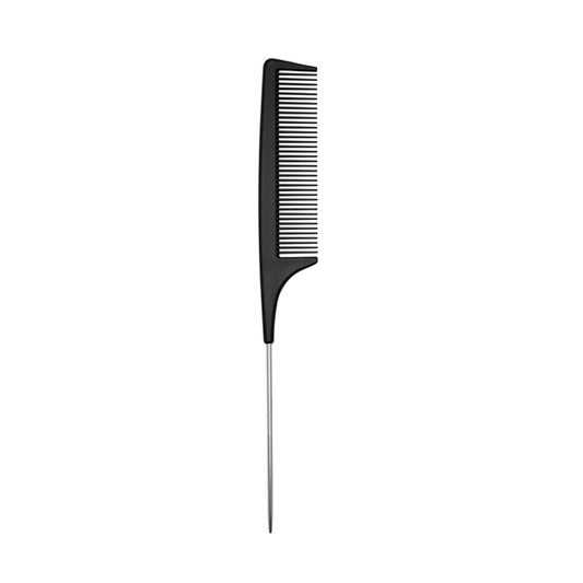 SALON CHIC 9" Barber Pin Tail Carbon Comb